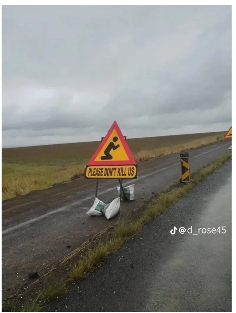 전세계의 오싹한 표지판들과 그 해설