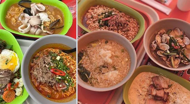 어제 끝난 구미 라면 축제