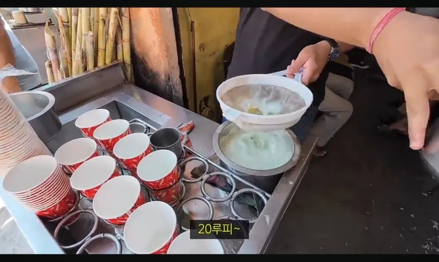 여행 유튜버 누나의 인도 길거리 음식 체험