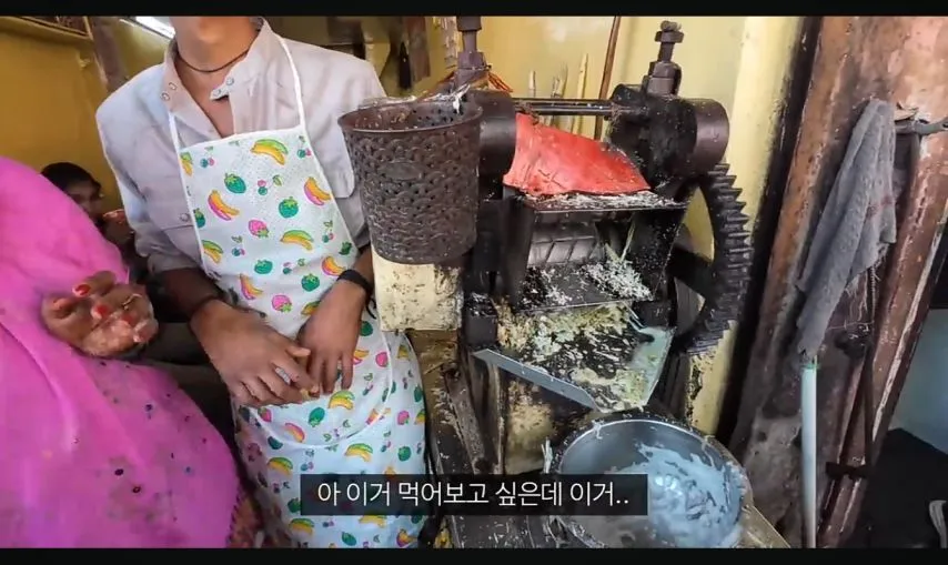 여행 유튜버 누나의 인도 길거리 음식 체험