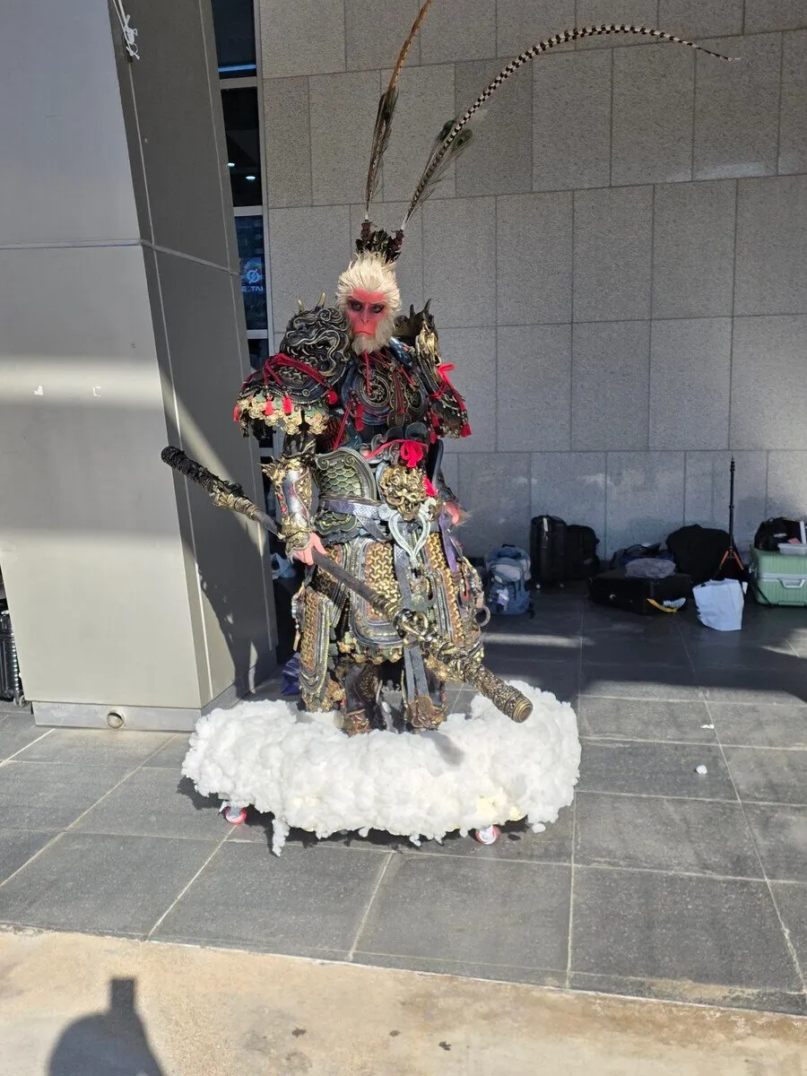 열심히 코스프레했지만 우승에 실패한 지스타 오공