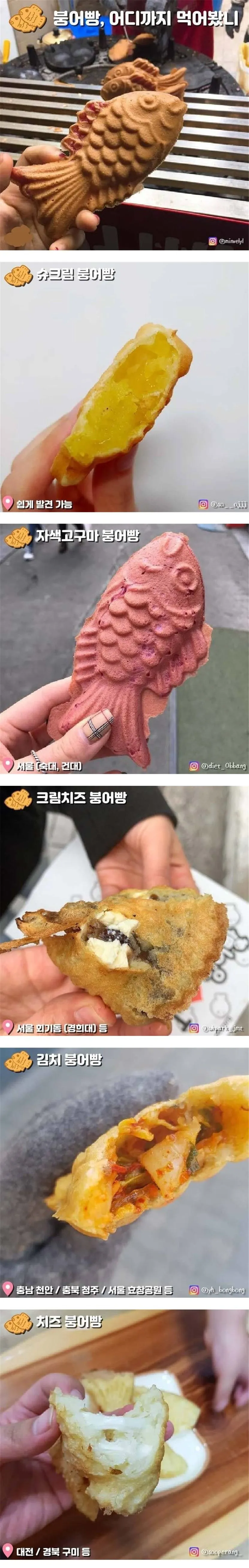 붕어빵 어디까지 먹어봤니?