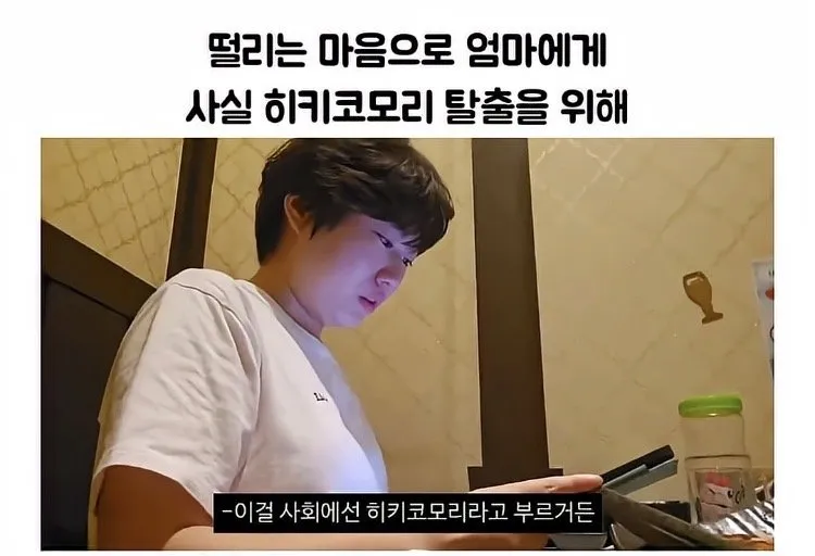 히키코모리 생활을 탈출하고 싶어 유튜브를 시작한 사람