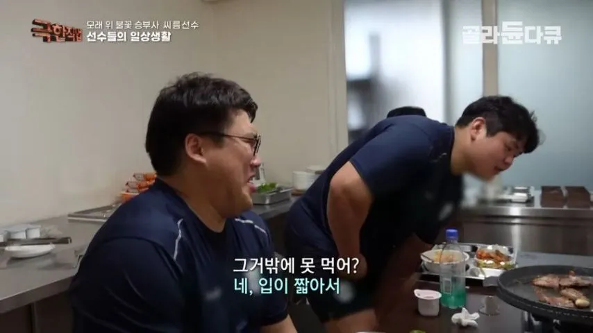 전 입이 짧아서 많이 못먹어요