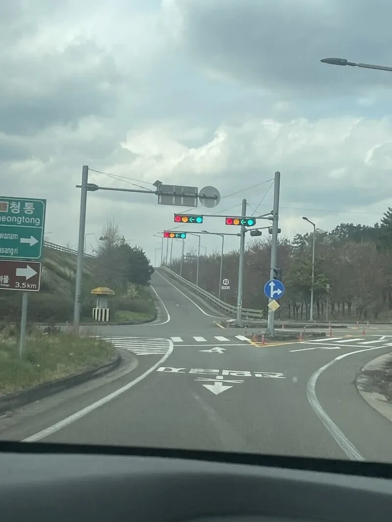 신호등도 볼 줄 모르면 운전대 잡지마.jpg