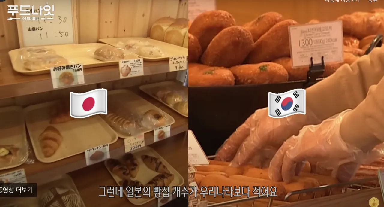 일본의 빵값이 왜 싼지 알아보자