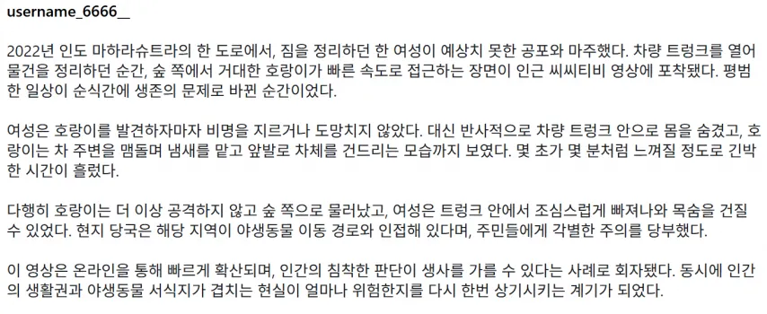 인도에서 호랑이 습격.gif