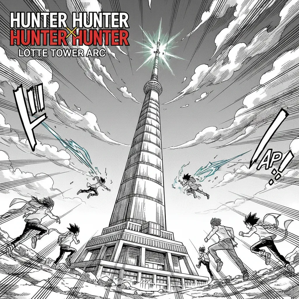 AI가 그린 롯데타워 그림