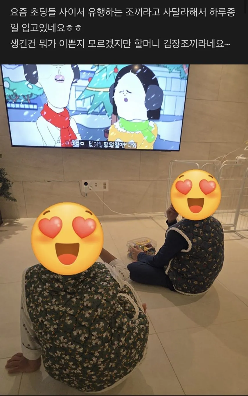 요즘 유행한다는 조끼