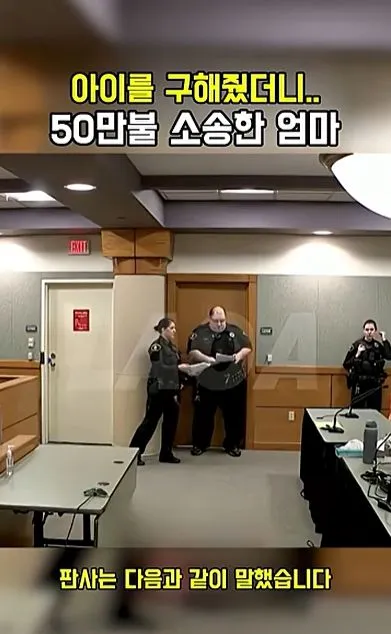 [스압] 아이를 구해줬더니 50만불 소송한 애엄마