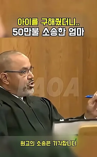 [스압] 아이를 구해줬더니 50만불 소송한 애엄마