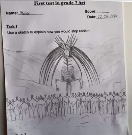 중1이 고안한 인종차별 해결법