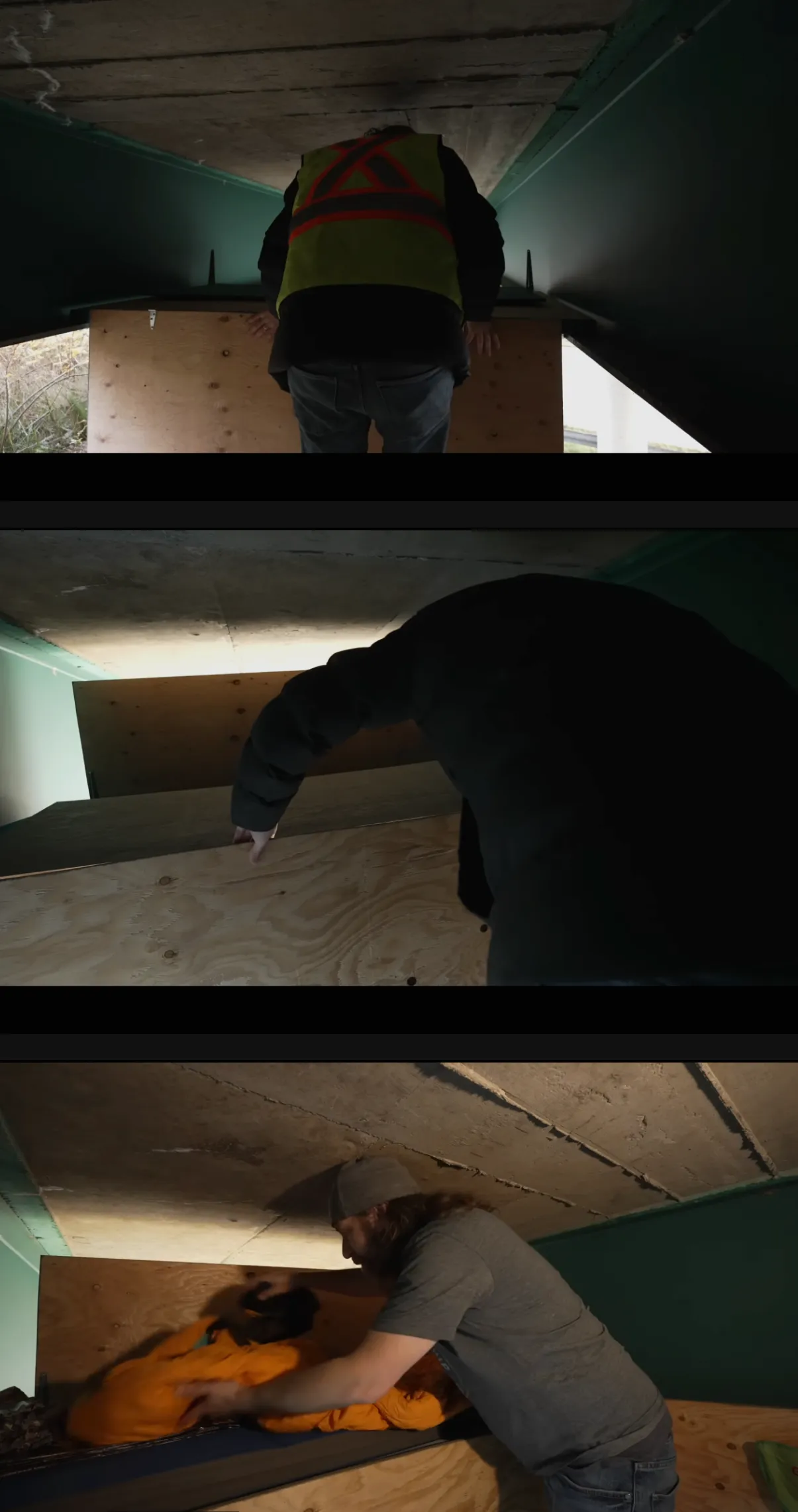 스텔스 캠핑으로 유명한 유튜버의 고속도로 다리 밑에서 살기.jpg