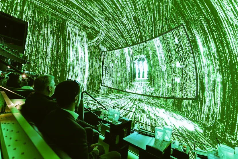 LA 코즘(Cosm)에서 영화 매트릭스 관람하기 ㄷㄷㄷㄷ