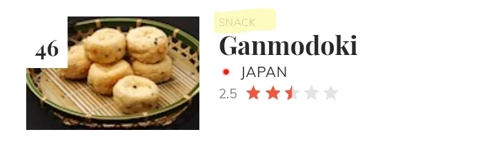 최악의 세계 음식 100선