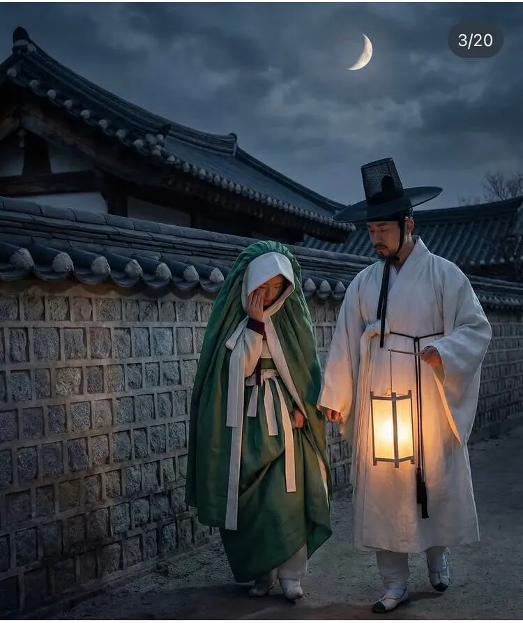 나노바나나로 생성한  한국민화 실사