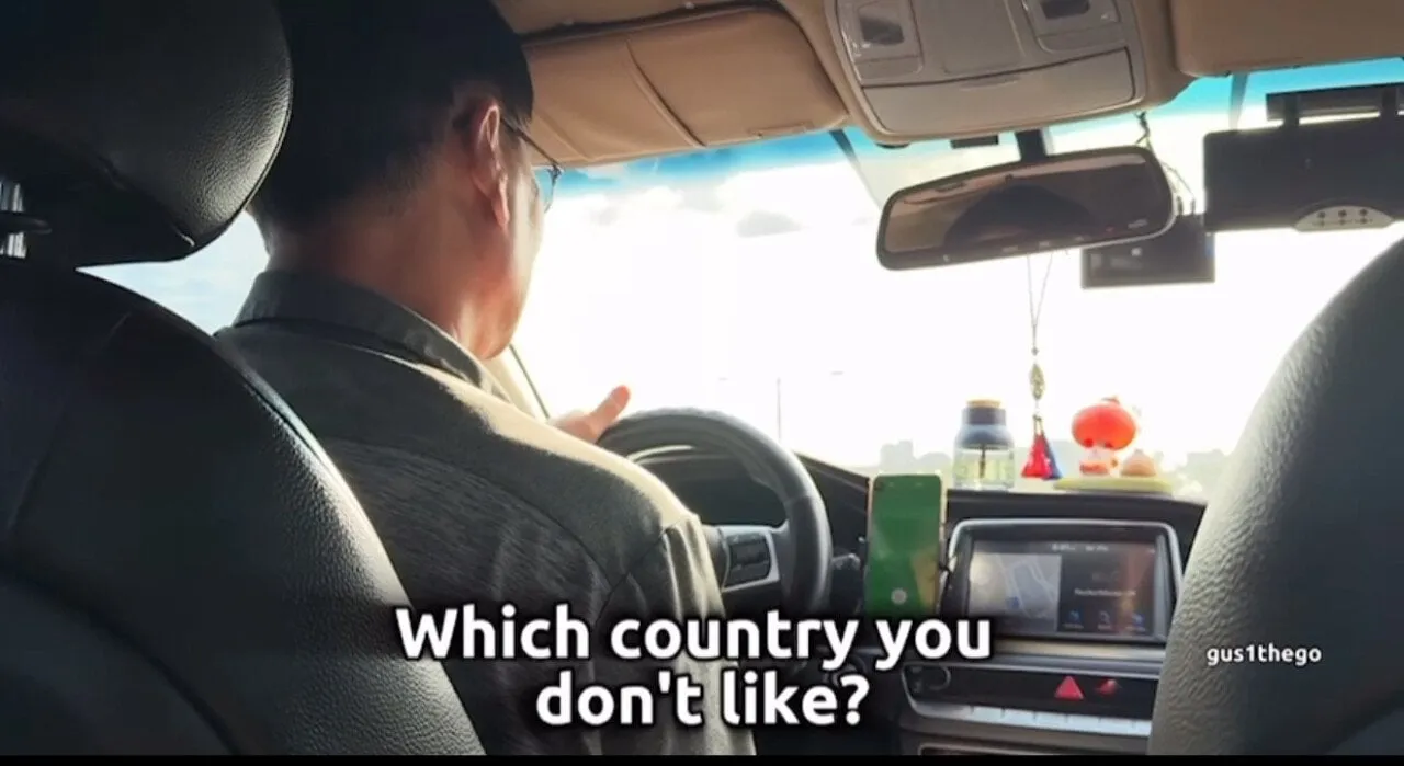 댓글 1700개 달린 한국택시기사가 싫어하는 국가