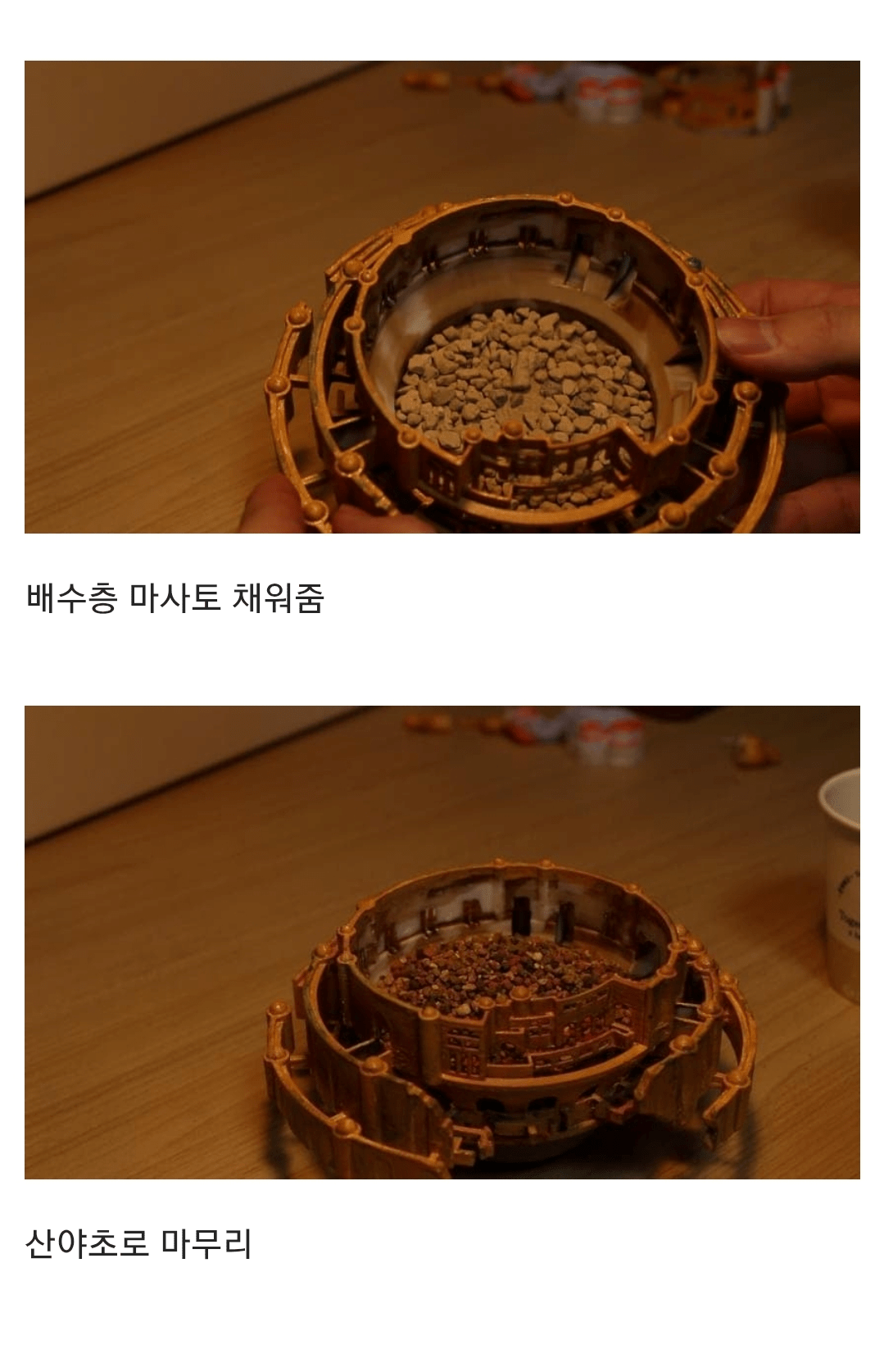 공중부양 라퓨타 화분을 만든 식갤러.jpg