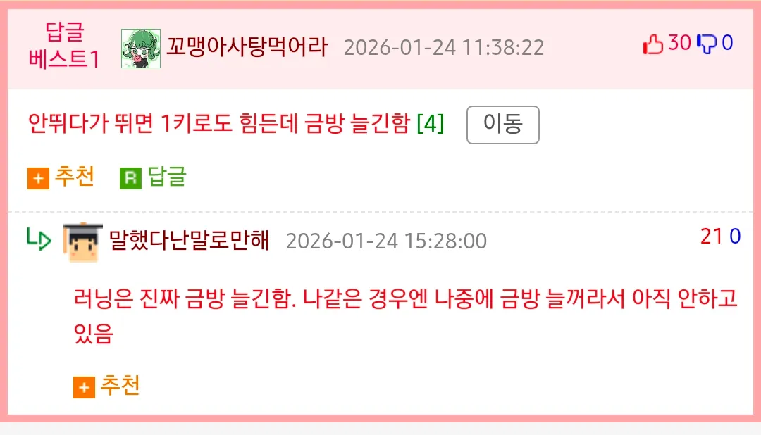 러닝 안 해본 직장인들이 5km 뛰었을 때 현실