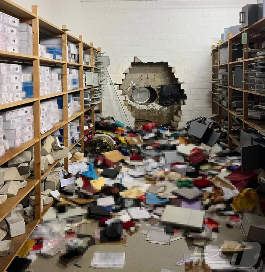 은행 벽 드릴로 뚫고 500억 털어간 독일 도둑