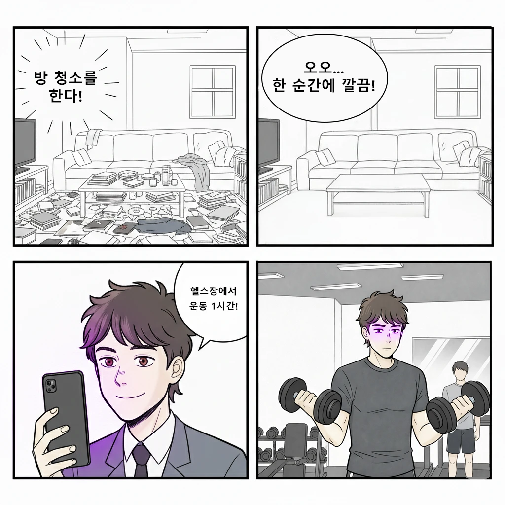 최면어플의 유용한 사용법.manhwa