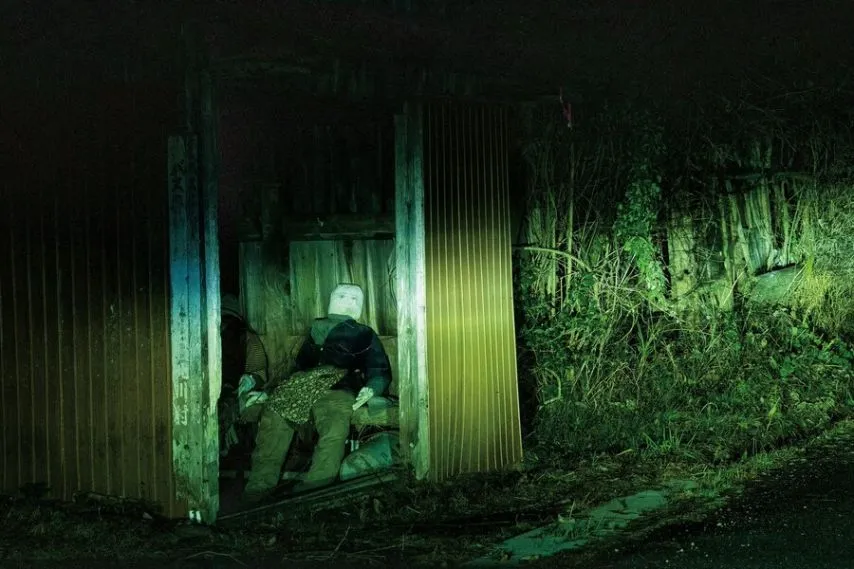 구글 지도가 안내해 준 음침한 고갯길