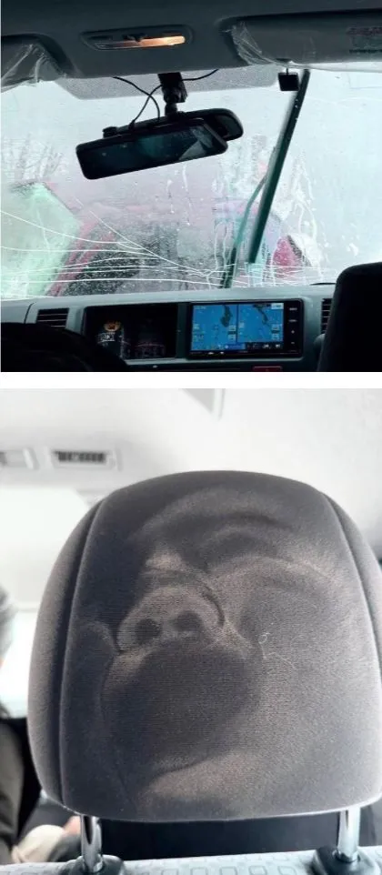 사고후 보험회사에서 찍어간 사진