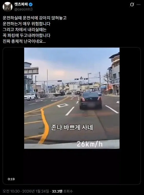 총체적 난국인 운전자 ㄷㄷㄷ