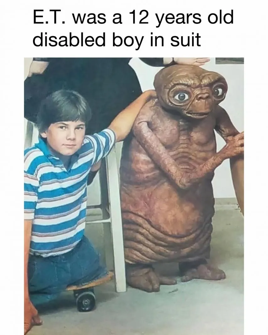영화 E.T 를 연기한 아이