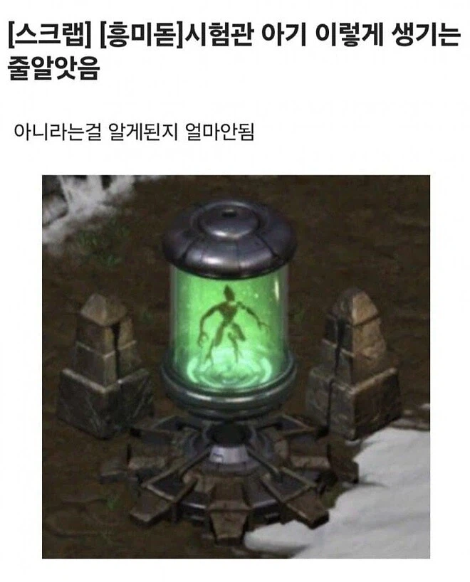 이렇게 생긴줄 알았다는 시험관 아기